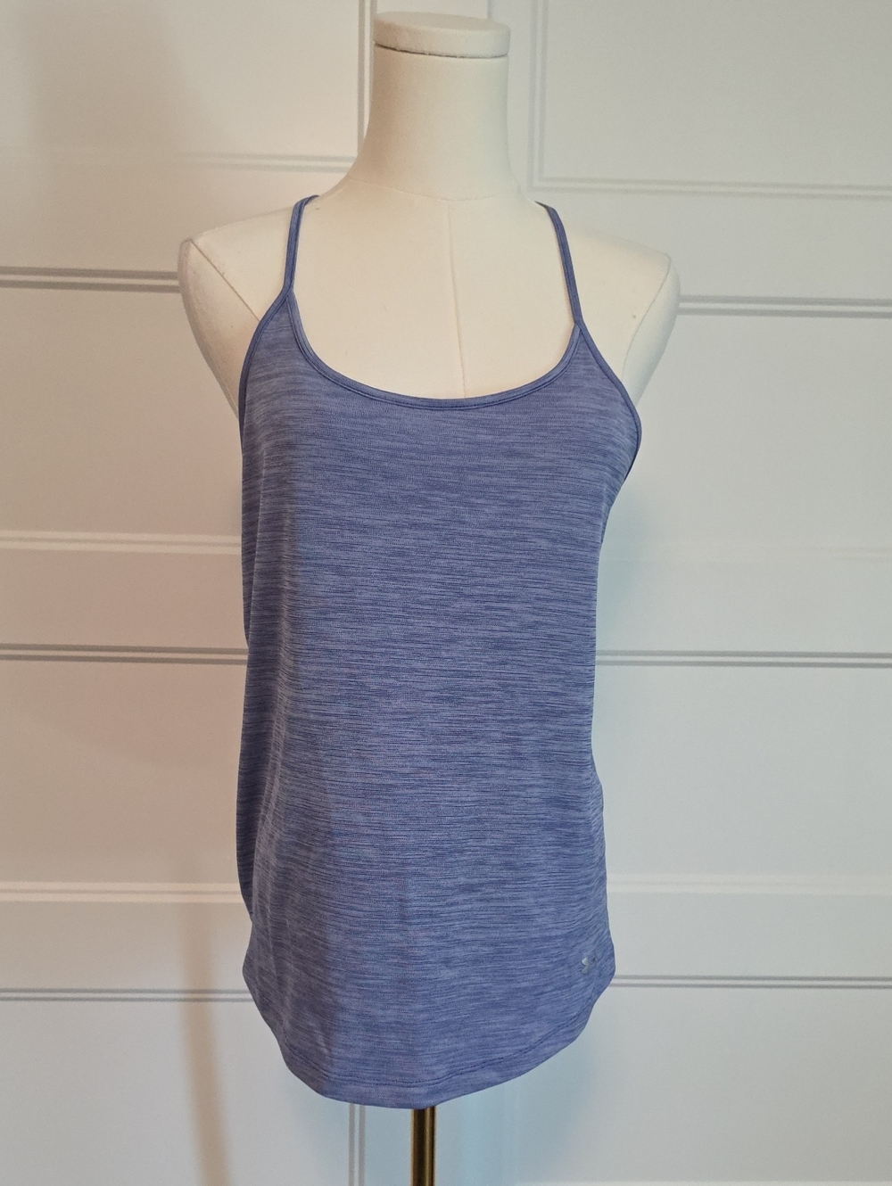 Under Armour Heathered Periwinkle Strappy Tank